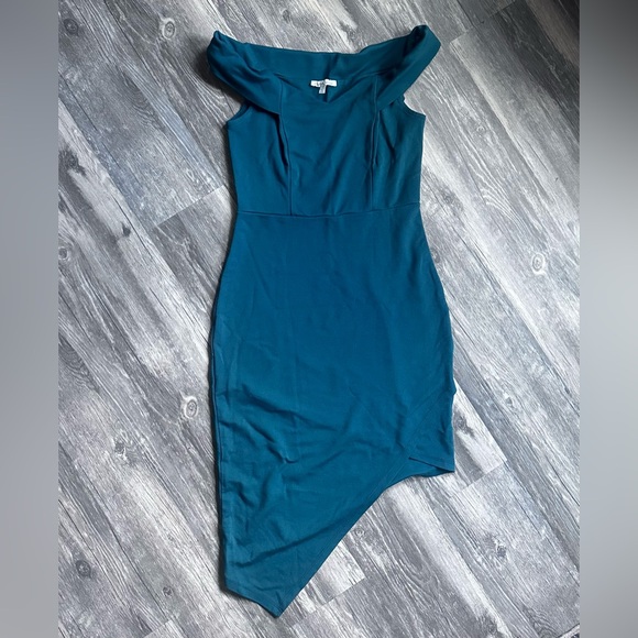 Charlotte Russe Dresses & Skirts - Body-con Green Stretchy Spandex Dress Women’s Size Small Charlotte Russe Dress